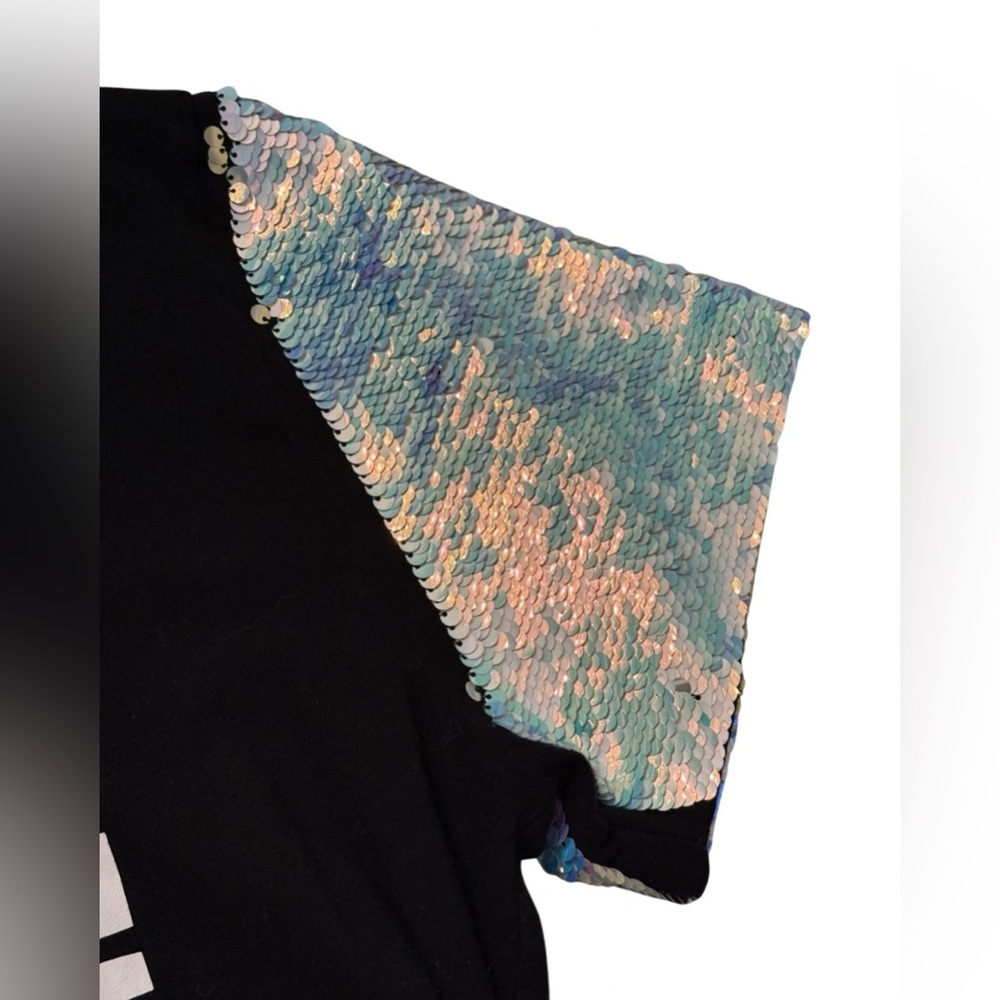 Victoria’s Secret VS PINK Campus T-Shirt Mermaid Bling! NWT! RARE HTF - Picture 3 of 5